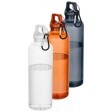Borraccia in plastica riciclata certificata RCS da 750 ml con moschettone Oregon FullGadgets.com