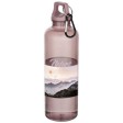 Borraccia in plastica riciclata certificata RCS da 750 ml con moschettone Oregon FullGadgets.com