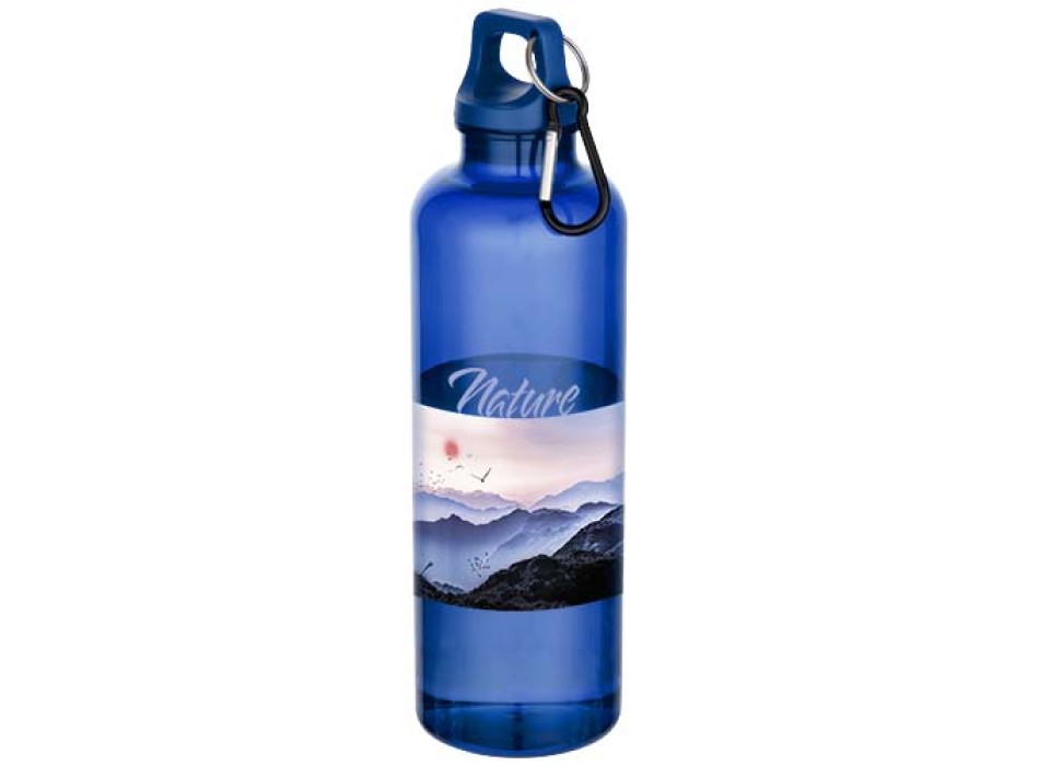 Borraccia in plastica riciclata certificata RCS da 750 ml con moschettone Oregon FullGadgets.com