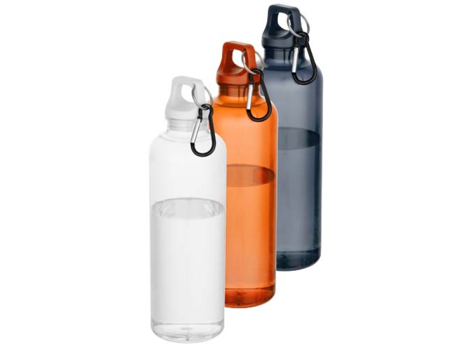 Borraccia in plastica riciclata certificata RCS da 750 ml con moschettone Oregon FullGadgets.com