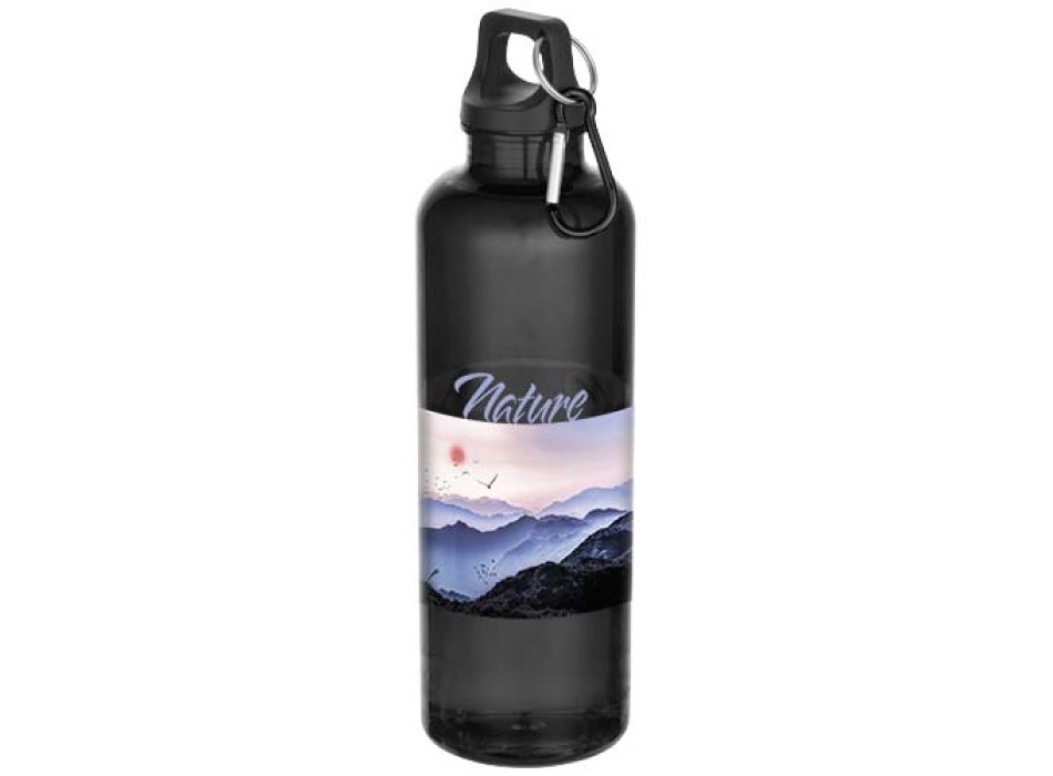 Borraccia in plastica riciclata certificata RCS da 750 ml con moschettone Oregon FullGadgets.com