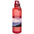 Borraccia in plastica riciclata certificata RCS da 750 ml con moschettone Oregon FullGadgets.com