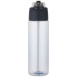 Borraccia in plastica riciclata RCS con tappo a doppia funzione e cannuccia a scatto da 700 ml Theron FullGadgets.com