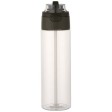 Borraccia in plastica riciclata RCS con tappo a doppia funzione e cannuccia a scatto da 700 ml Theron FullGadgets.com