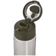 Borraccia in plastica riciclata RCS con tappo a doppia funzione e cannuccia a scatto da 700 ml Theron FullGadgets.com