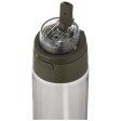 Borraccia in plastica riciclata RCS con tappo a doppia funzione e cannuccia a scatto da 700 ml Theron FullGadgets.com