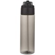Borraccia in plastica riciclata RCS con tappo a doppia funzione e cannuccia a scatto da 700 ml Theron FullGadgets.com