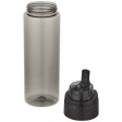 Borraccia in plastica riciclata RCS con tappo a doppia funzione e cannuccia a scatto da 700 ml Theron FullGadgets.com