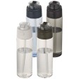 Borraccia in plastica riciclata RCS con tappo a doppia funzione e cannuccia a scatto da 700 ml Theron FullGadgets.com