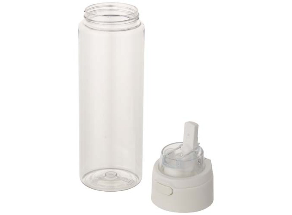 Borraccia in plastica riciclata RCS con tappo a doppia funzione e cannuccia a scatto da 700 ml Theron FullGadgets.com