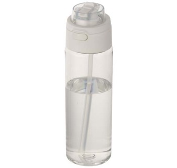 Borraccia in plastica riciclata RCS con tappo a doppia funzione e cannuccia a scatto da 700 ml Theron FullGadgets.com