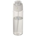 Borraccia in plastica riciclata RCS con tappo a doppia funzione e cannuccia a scatto da 700 ml Theron