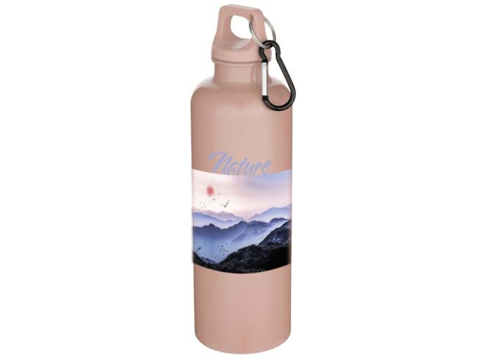 Borraccia in plastica riciclata RCS in tinta unita con moschettone Oregon da 750 ml FullGadgets.com