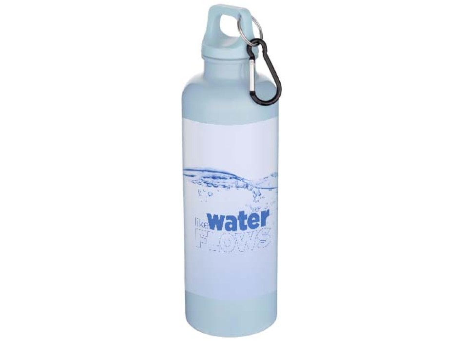 Borraccia in plastica riciclata RCS in tinta unita con moschettone Oregon da 750 ml FullGadgets.com
