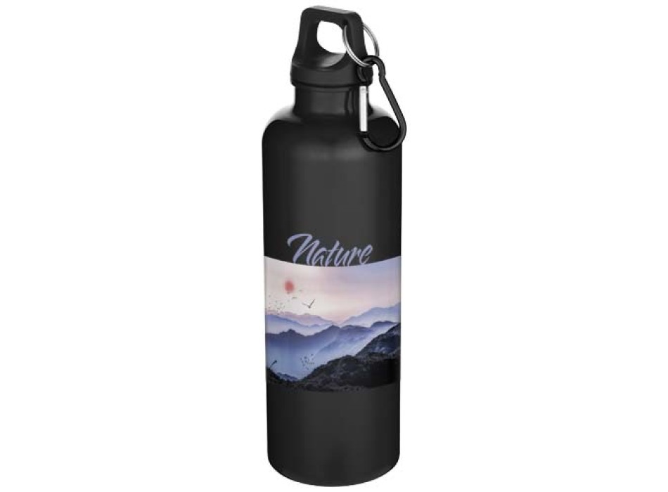 Borraccia in plastica riciclata RCS in tinta unita con moschettone Oregon da 750 ml FullGadgets.com