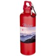 Borraccia in plastica riciclata RCS in tinta unita con moschettone Oregon da 750 ml FullGadgets.com