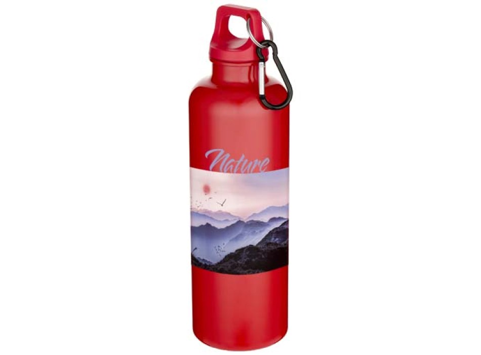 Borraccia in plastica riciclata RCS in tinta unita con moschettone Oregon da 750 ml FullGadgets.com