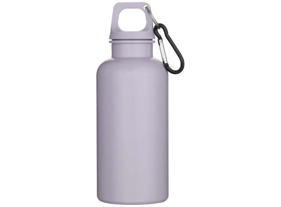 Borraccia in plastica riciclata RCS in tinta unita da 400 ml con moschettone Oregon  FullGadgets.com