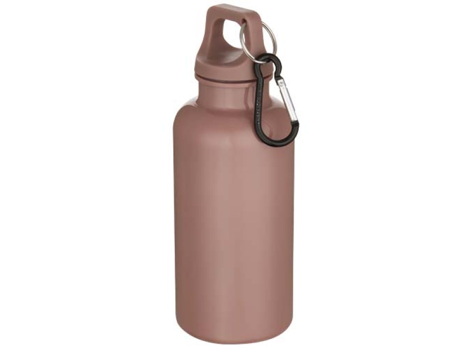 Borraccia in plastica riciclata RCS in tinta unita da 400 ml con moschettone Oregon  FullGadgets.com