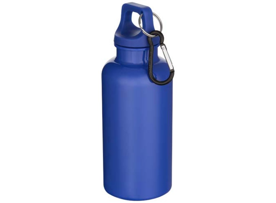 Borraccia in plastica riciclata RCS in tinta unita da 400 ml con moschettone Oregon  FullGadgets.com