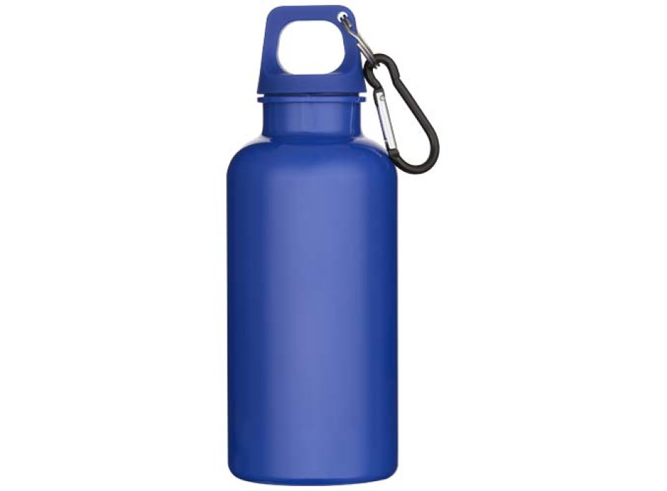 Borraccia in plastica riciclata RCS in tinta unita da 400 ml con moschettone Oregon  FullGadgets.com