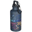Borraccia in plastica riciclata RCS in tinta unita da 400 ml con moschettone Oregon  FullGadgets.com