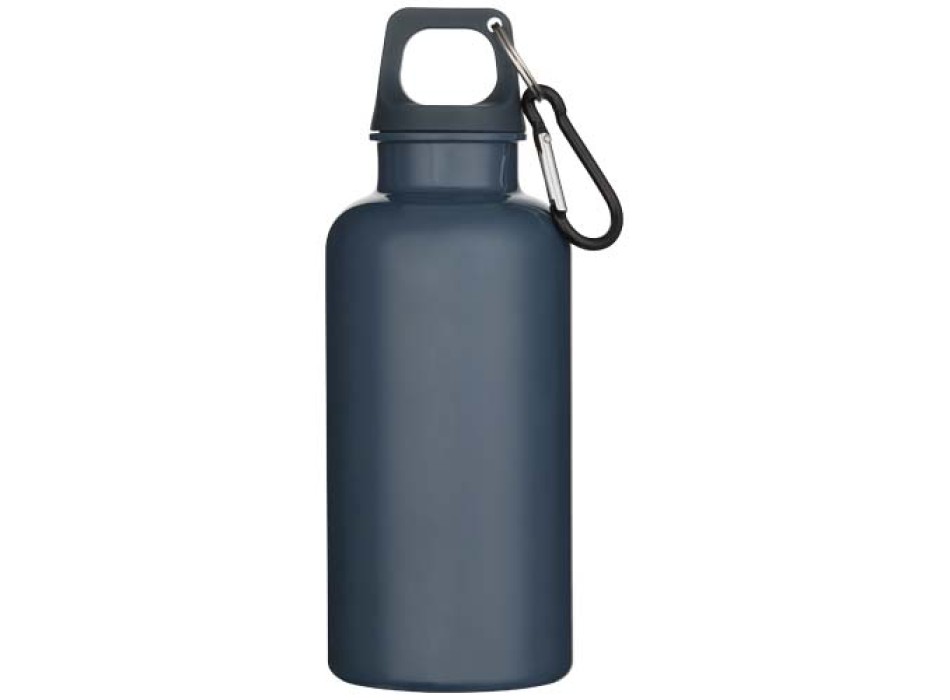 Borraccia in plastica riciclata RCS in tinta unita da 400 ml con moschettone Oregon  FullGadgets.com