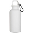 Borraccia in plastica riciclata RCS in tinta unita da 400 ml con moschettone Oregon  FullGadgets.com