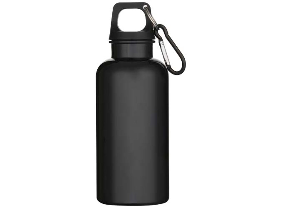 Borraccia in plastica riciclata RCS in tinta unita da 400 ml con moschettone Oregon  FullGadgets.com