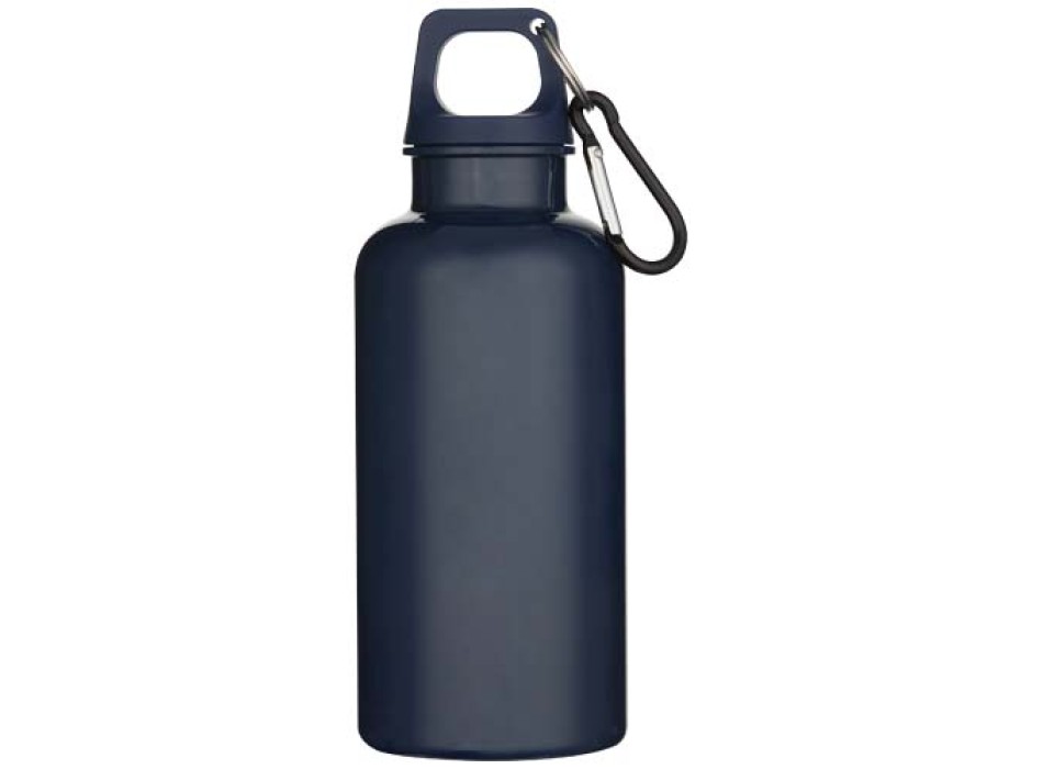 Borraccia in plastica riciclata RCS in tinta unita da 400 ml con moschettone Oregon  FullGadgets.com