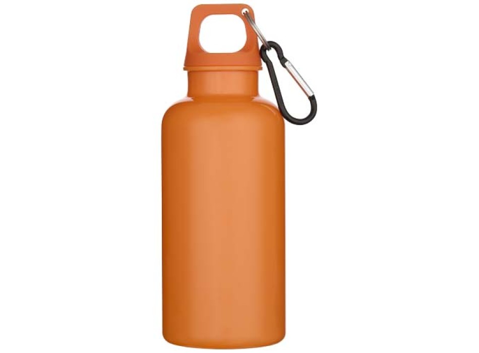 Borraccia in plastica riciclata RCS in tinta unita da 400 ml con moschettone Oregon  FullGadgets.com