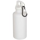 Borraccia in plastica riciclata RCS in tinta unita da 400 ml con moschettone Oregon  FullGadgets.com