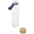 Borraccia in vetro da 500 ml con manico in silicone e coperchio in bambù Porto  FullGadgets.com