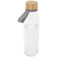 Borraccia in vetro da 500 ml con manico in silicone e coperchio in bambù Porto  FullGadgets.com