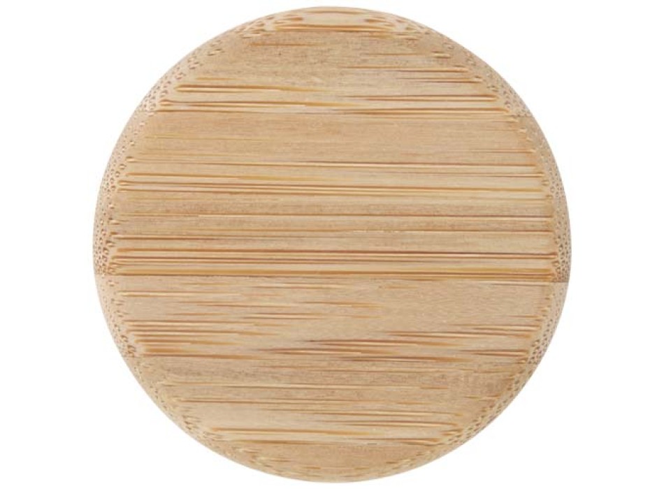 Borraccia in vetro da 500 ml con manico in silicone e coperchio in bambù Porto  FullGadgets.com