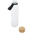 Borraccia in vetro da 500 ml con manico in silicone e coperchio in bambù Porto  FullGadgets.com