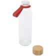 Borraccia in vetro da 500 ml con manico in silicone e coperchio in bambù Porto  FullGadgets.com