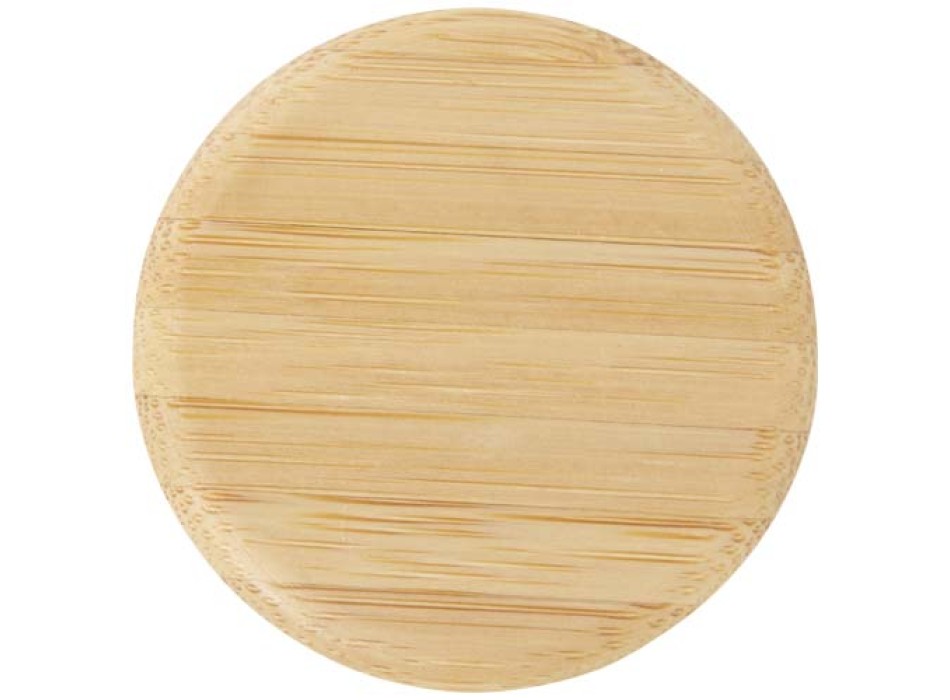 Borraccia in vetro da 500 ml con manico in silicone e coperchio in bambù Porto  FullGadgets.com