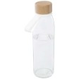 Borraccia in vetro da 500 ml con manico in silicone e coperchio in bambù Porto  FullGadgets.com