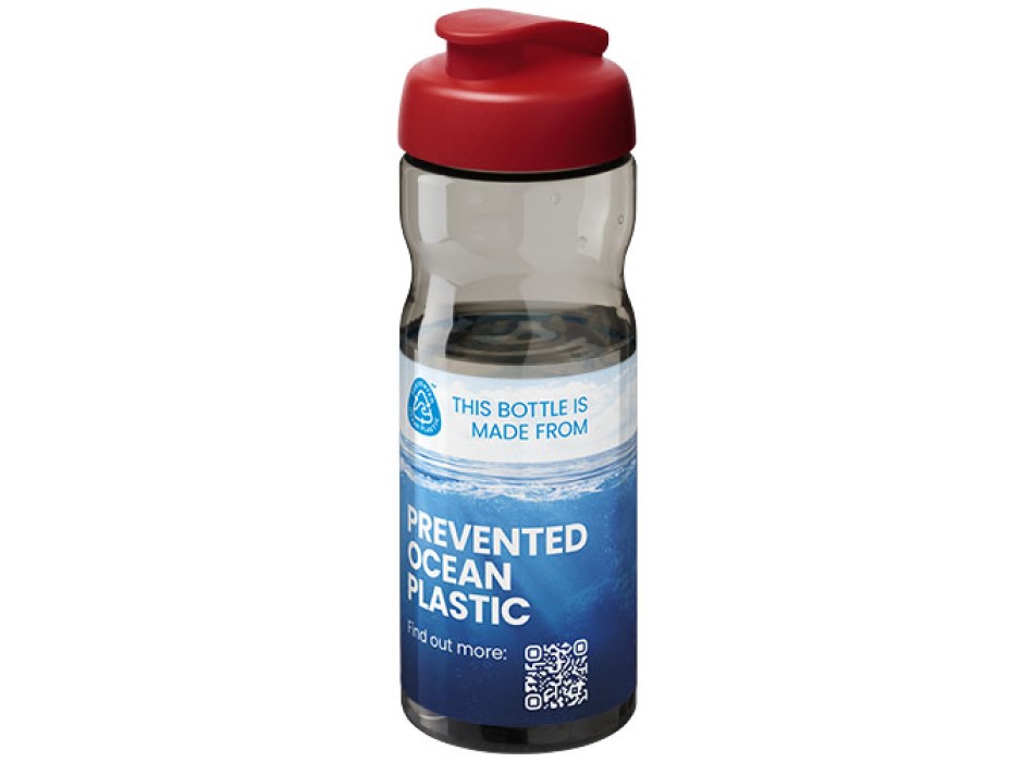 Borraccia sportiva da 650 ml con coperchio a scatto H2O Active® Eco Base FullGadgets.com
