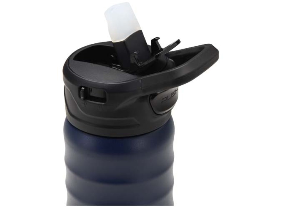 Borraccia sportiva in acciaio inossidabile a doppia parete riciclato RCS con cannuccia ribaltabile d 350 ml Knox FullGadgets.com