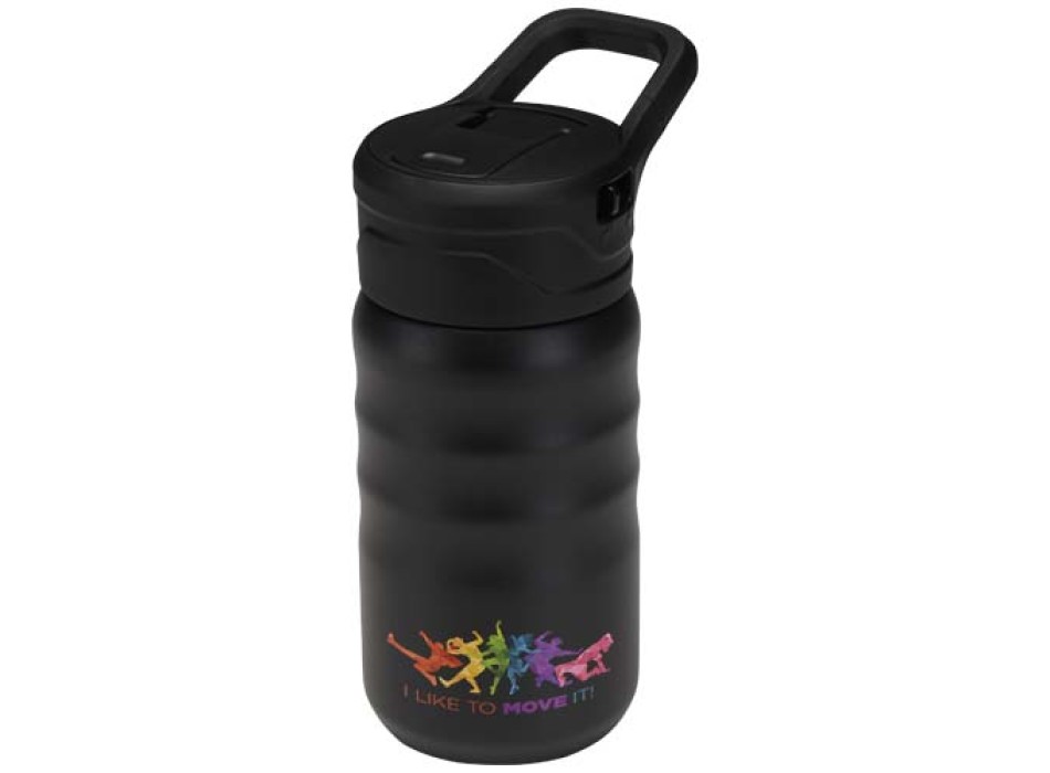 Borraccia sportiva in acciaio inossidabile a doppia parete riciclato RCS con cannuccia ribaltabile d 350 ml Knox FullGadgets.com