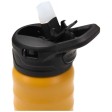 Borraccia sportiva in acciaio inossidabile a doppia parete riciclato RCS con cannuccia ribaltabile d 350 ml Knox FullGadgets.com