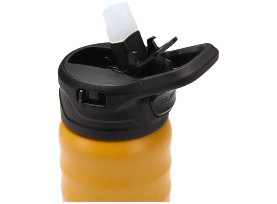Borraccia sportiva in acciaio inossidabile a doppia parete riciclato RCS con cannuccia ribaltabile d 350 ml Knox FullGadgets.com