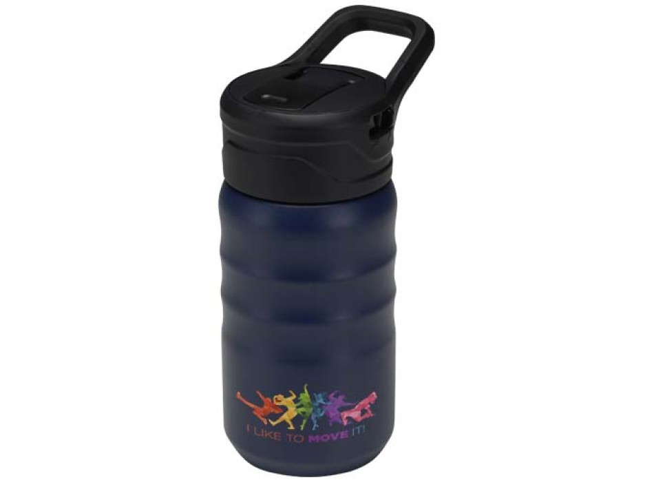 Borraccia sportiva in acciaio inossidabile a doppia parete riciclato RCS con cannuccia ribaltabile d 350 ml Knox FullGadgets.com
