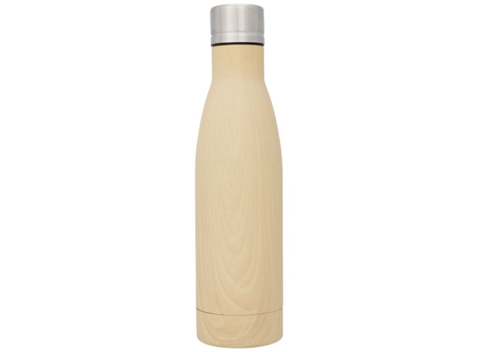 Borraccia termica con isolamento sottovuoto in rame effetto legno da 500 ml Vasa FullGadgets.com