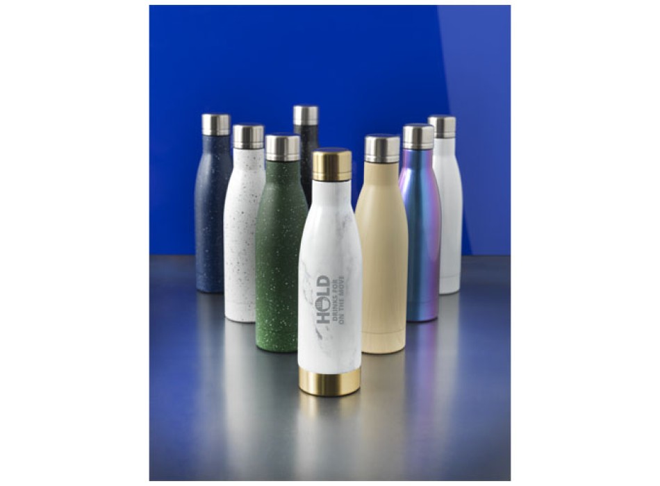 Borraccia termica con isolamento sottovuoto in rame effetto legno da 500 ml Vasa FullGadgets.com