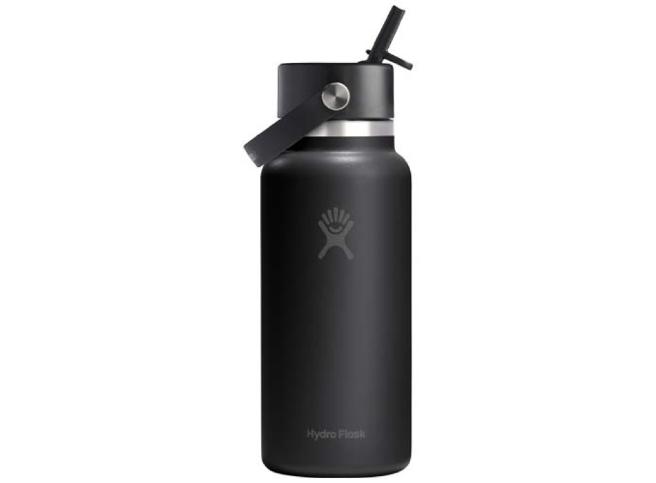 Borraccia termica Hydro Flask Wide Mouth da 946 ml in acciaio inossidabile e tappo con cannuccia FullGadgets.com