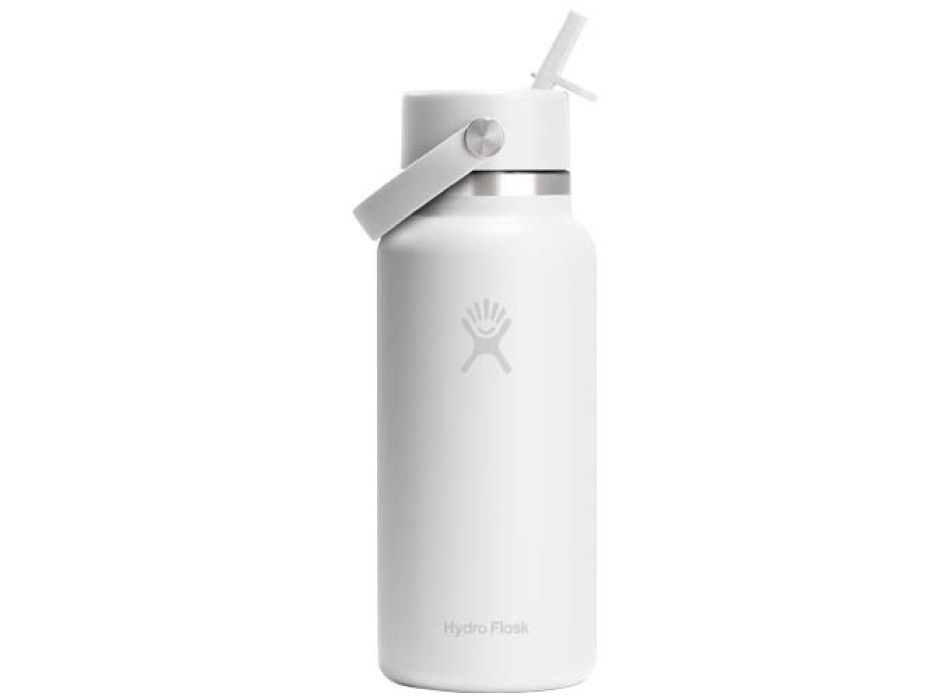 Borraccia termica Hydro Flask Wide Mouth da 946 ml in acciaio inossidabile e tappo con cannuccia FullGadgets.com