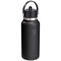 Borraccia termica Hydro Flask Wide Mouth da 946 ml in acciaio inossidabile e tappo con cannuccia